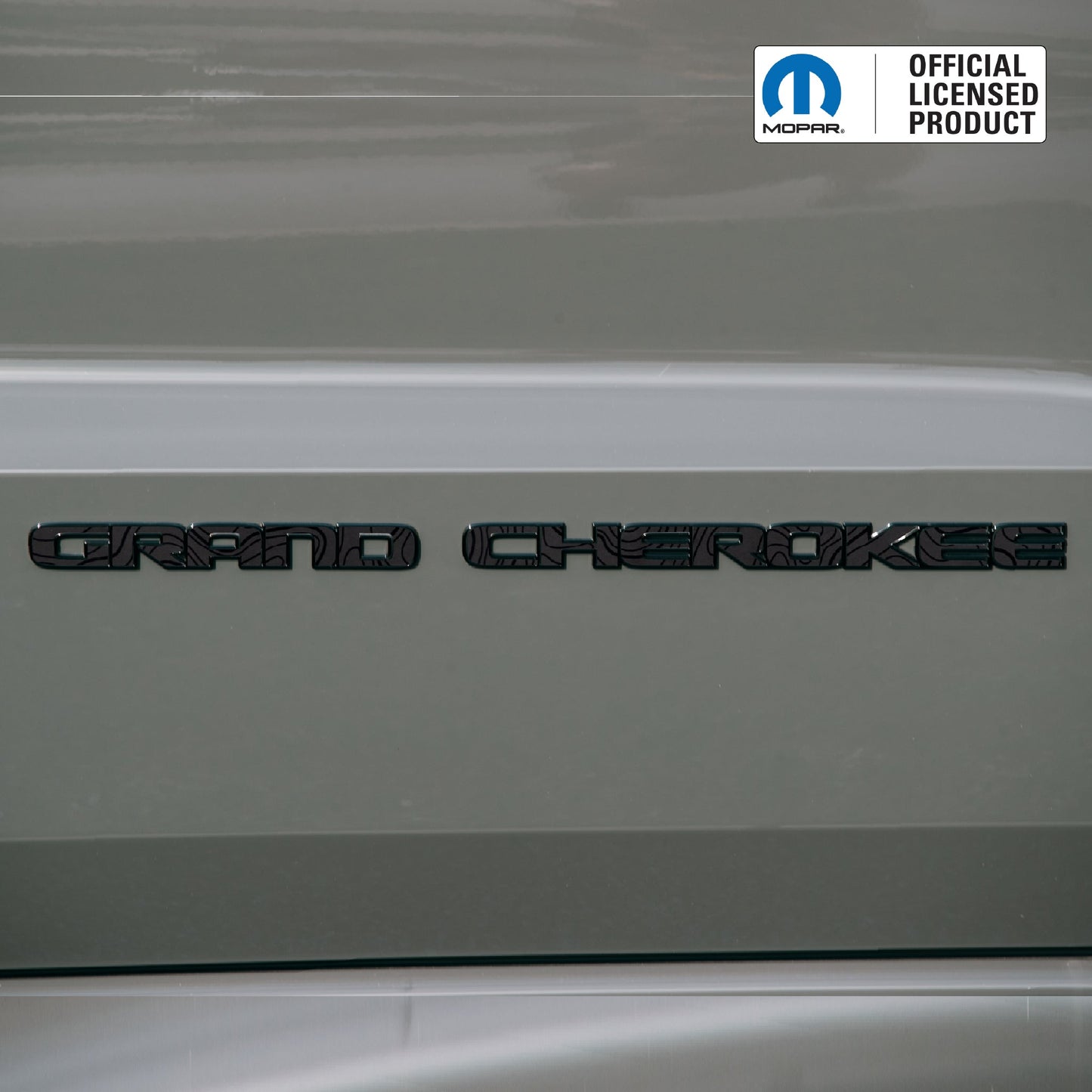 GRAND CHEROKEE Door Emblem Overlay Decal Set | Fits 2017–2022 WK2