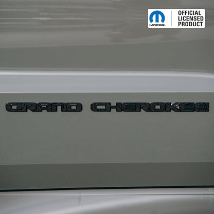 GRAND CHEROKEE Door Emblem Overlay Decal Set | Fits 2017–2022 WK2