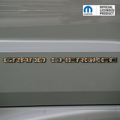 GRAND CHEROKEE Door Emblem Overlay Decal Set | Fits 2017–2022 WK2