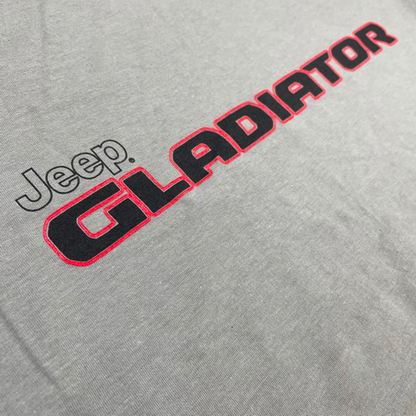 Mens Jeep® Gladiator Red/Black T-Shirt - Slate Grey
