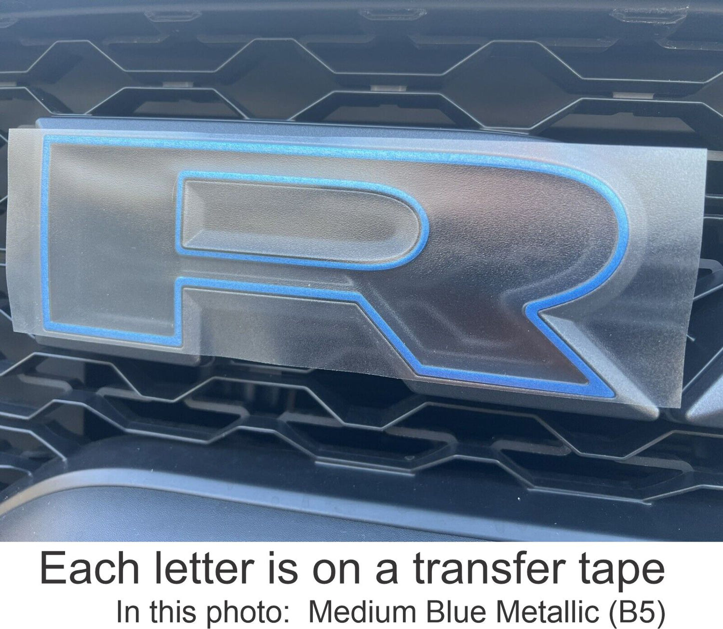 RAM Grille Emblem Overlay Decal   - 2021-2024 Ram TRX