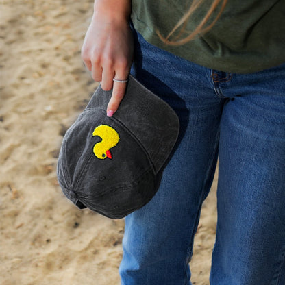 Hat - Jeep Chino Twill Ponytail with Chenille Duck Patch