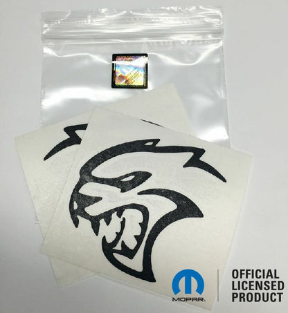 Hellcat Emblem Overlay Decals (pair) - Charger SRT Hellcat