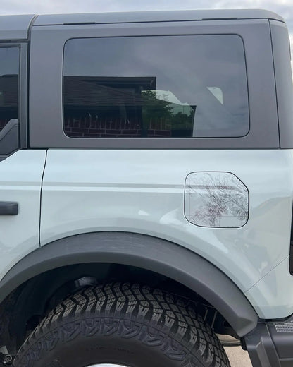 Printed Series Fuel Door Overlay - 2021+ Bronco