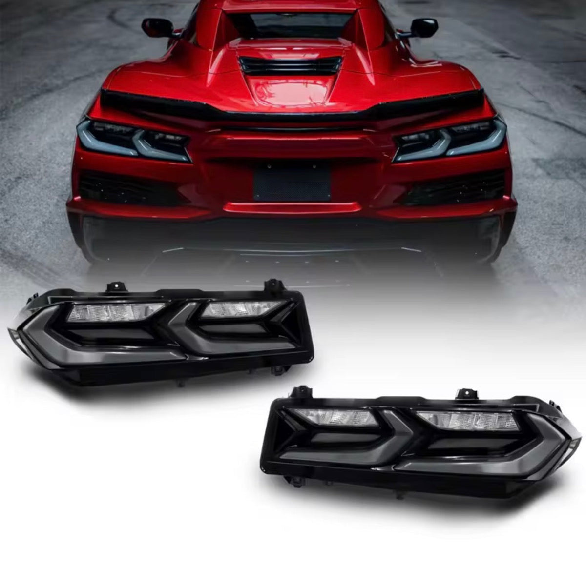 CORVETTE 20-26 SMOKED TAILLIGHTS FOR C8