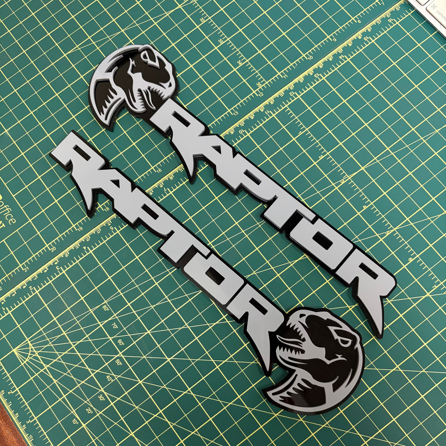 Ford Raptor Door Emblems (F150, Ranger, Bronco) - sold as a pair