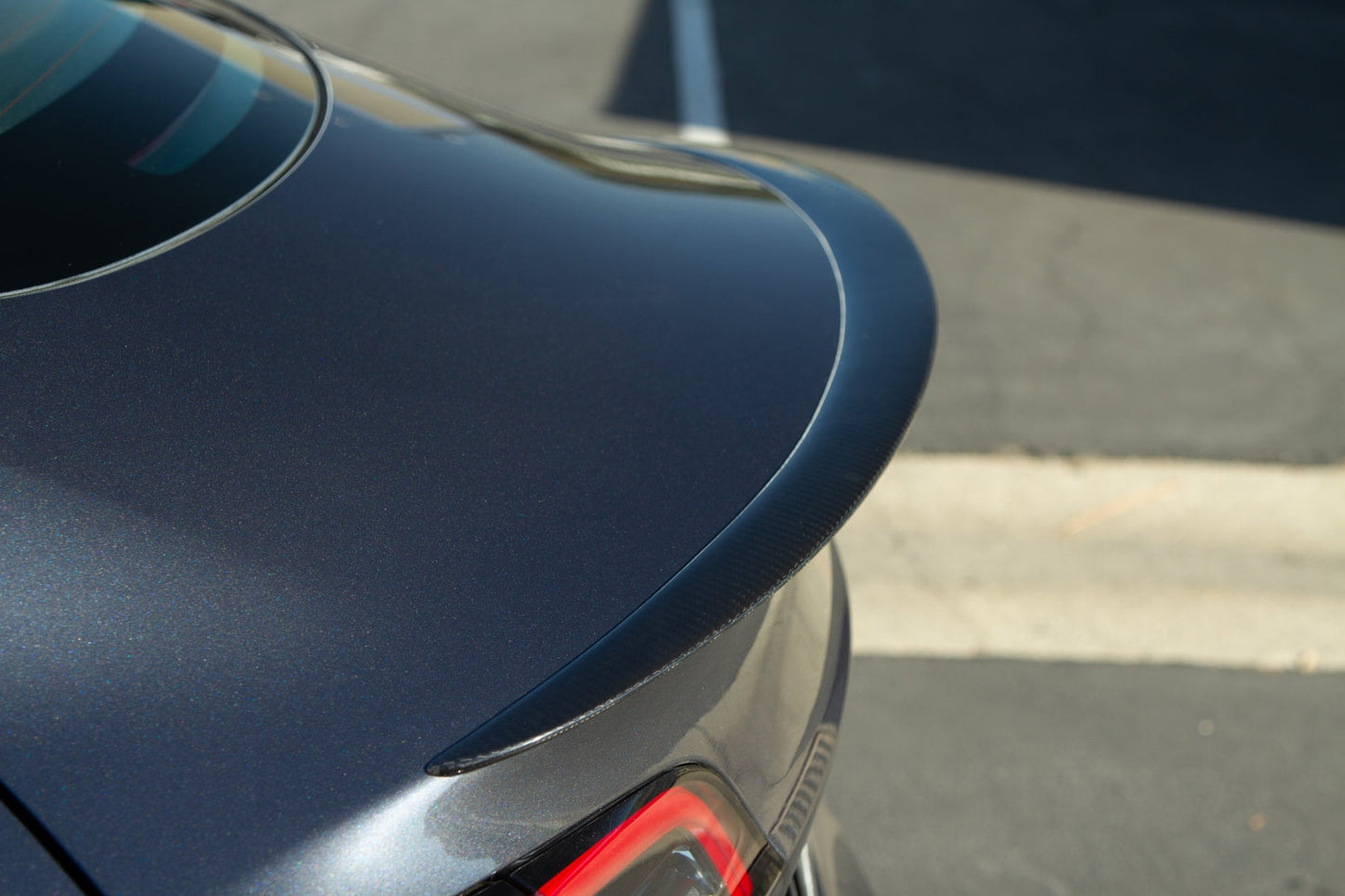 Tesla Model 3 Carbon Fiber Rear Deck Spoiler 2017 - 2023