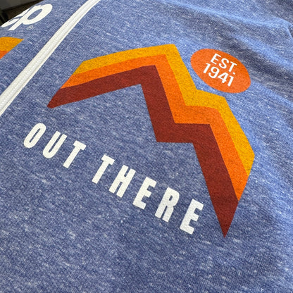 Mens Jeep® Have Fun Out There Zip Hoodie - Heather Royal