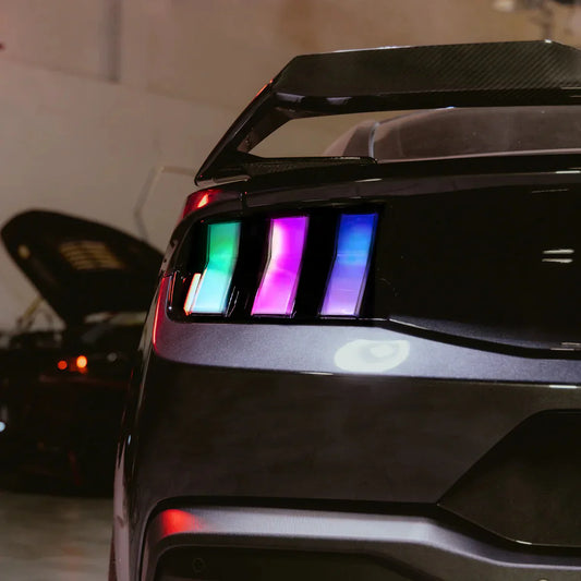 NTXGlow Clear RGB Tail Lights (2024+ Ford Mustang)