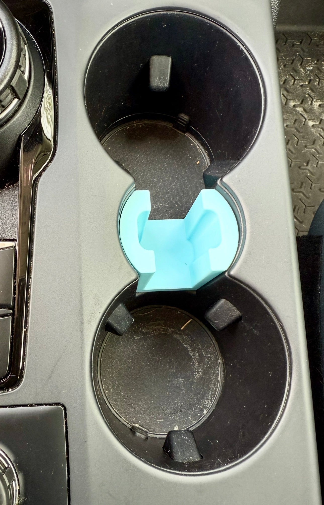 Key Fob Holder Insert for Cup Holder, Fits 2021+ Bronco Sport