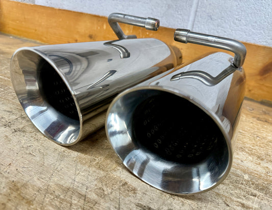 Zoomers Exhaust 4" Polished Tips (Pair)