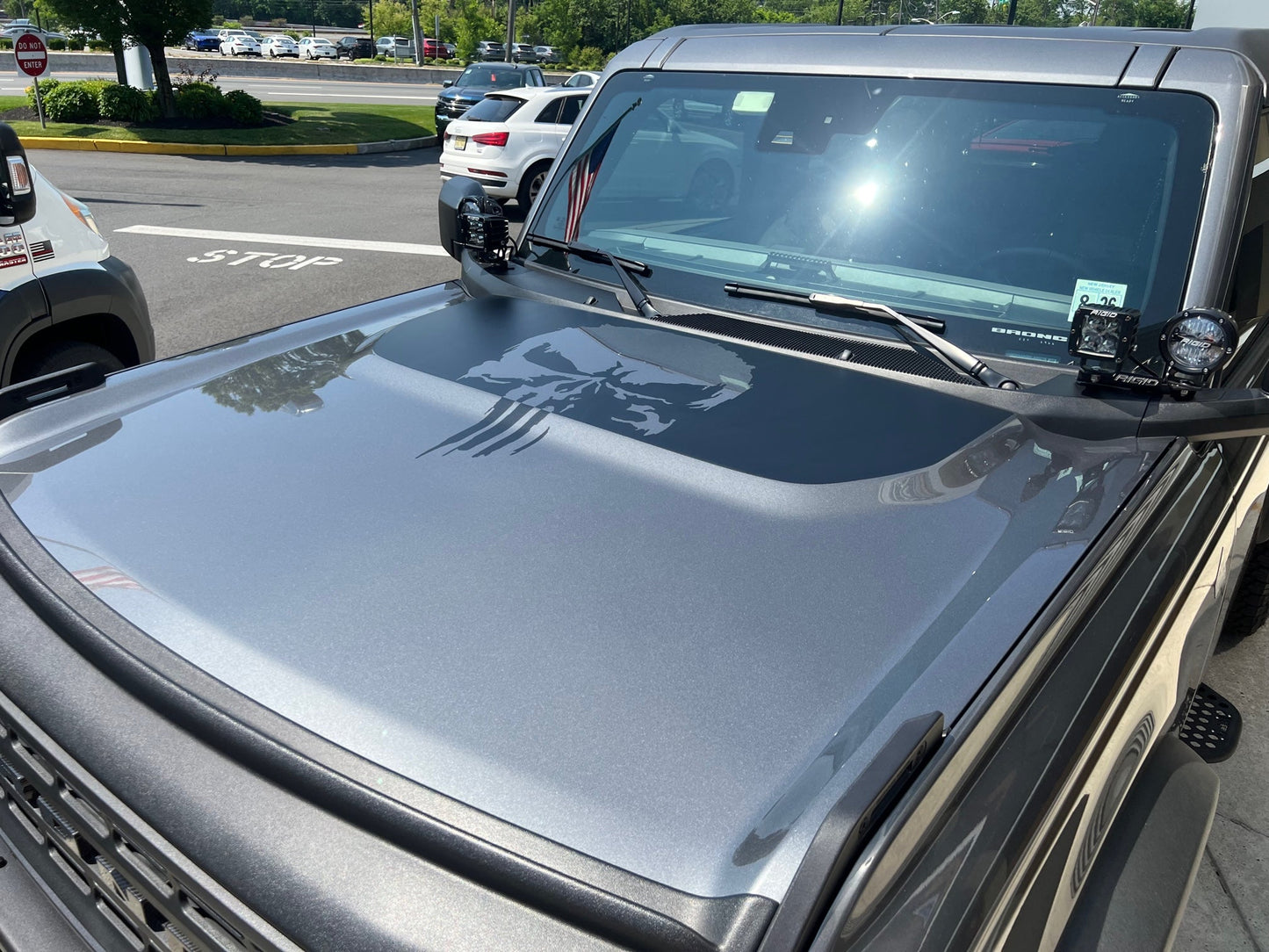 Skull Hood Decal for 2021-2025 Ford Bronco