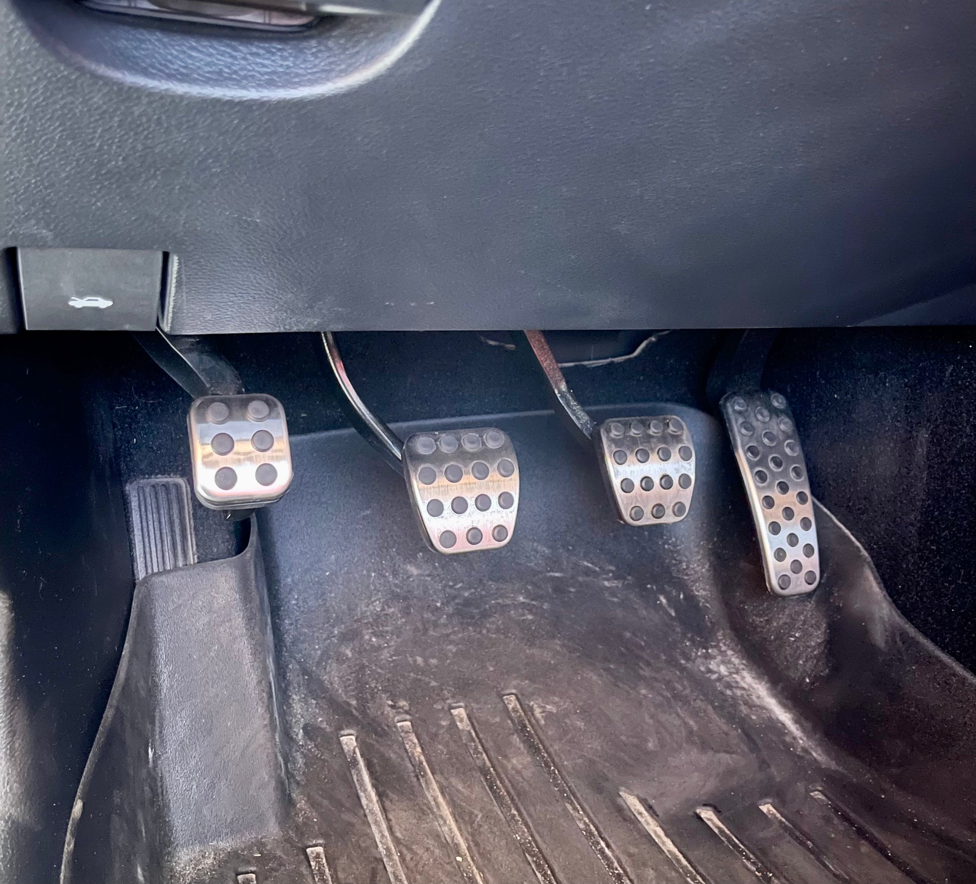 dodge challenger pedal covers Speedlogix Parking Brake Cover 2005-2023 Challenger/Charger