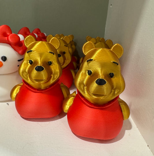 Gold Winnie the Pooh Duck