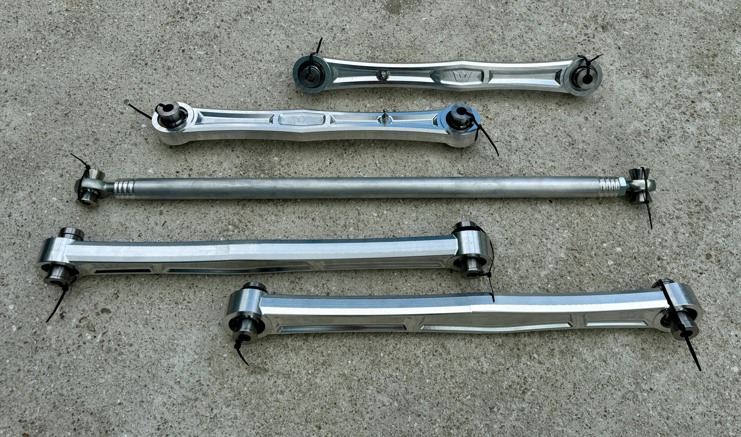 Speedlogix 5-Piece Billet Rear Control Arms w/ Track Bar 2021-2023 TRX