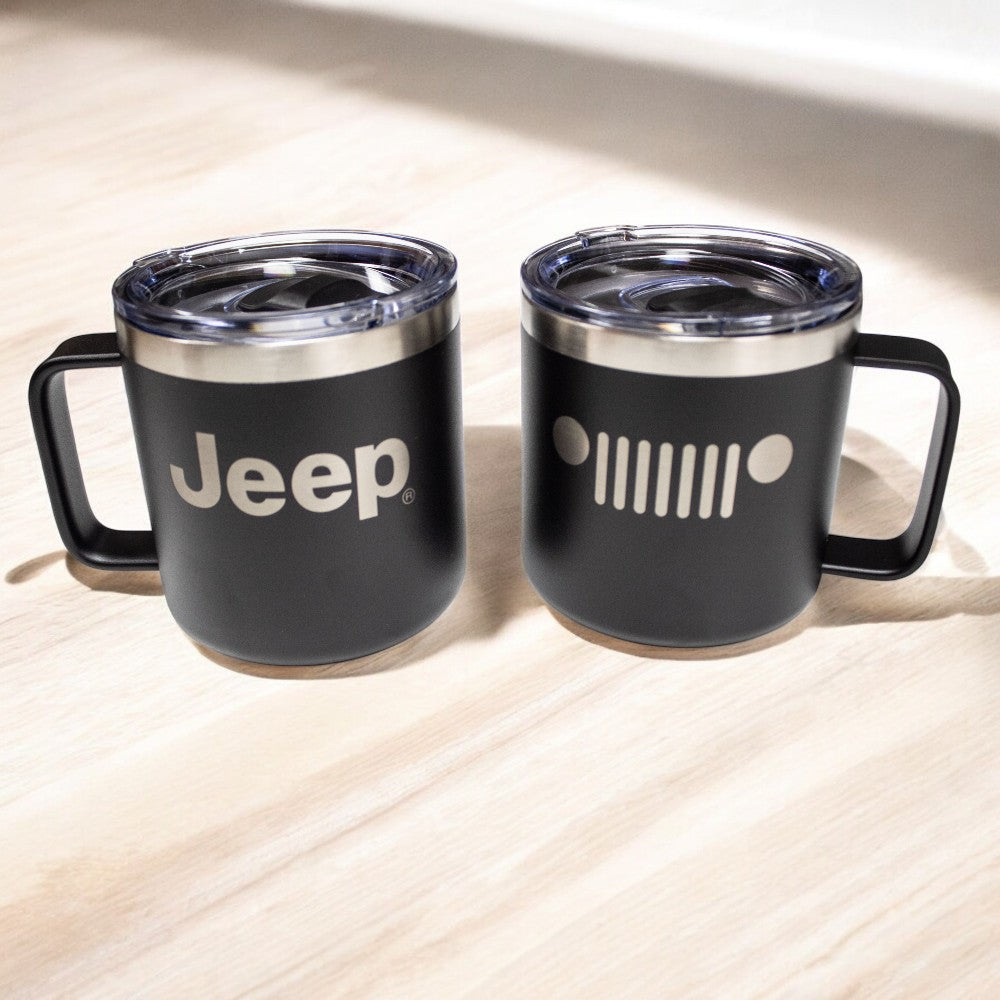 Camper Mug - Jeep Insulated - Black