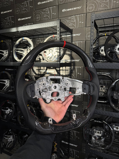 Carismo Steering Wheel For Ford Ranger Raptor (Gen 2) - Sport - Gloss Carbon - Perforated Leather