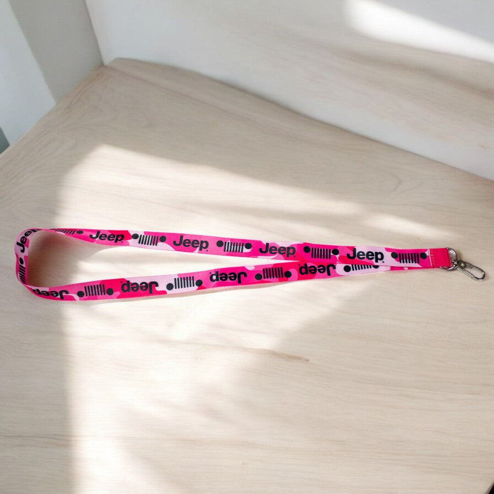 Lanyard - Jeep Hot Pink Camo