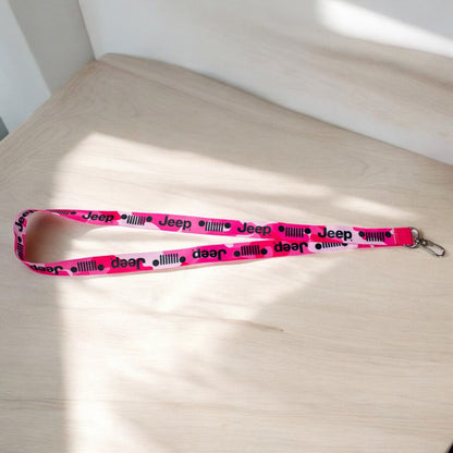 Lanyard - Jeep Hot Pink Camo
