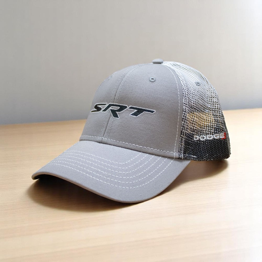 Hat - Dodge SRT Gravel SnapBack Trucker - Black/Grey/White