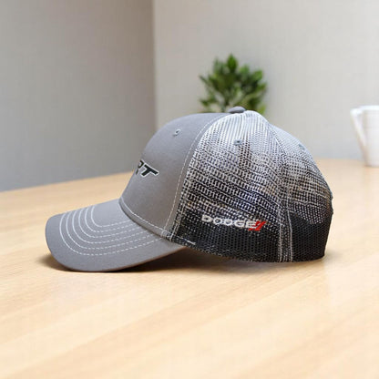 Hat - Dodge SRT Gravel SnapBack Trucker - Black/Grey/White