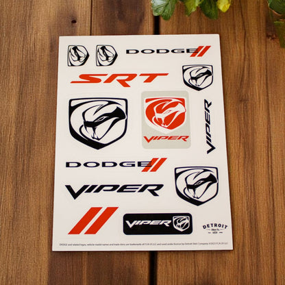 Sticker - Dodge Viper Stryker - Sheet