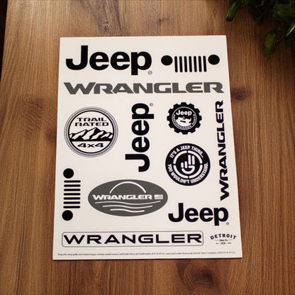 Sticker - Jeep® Wrangler - Sheet