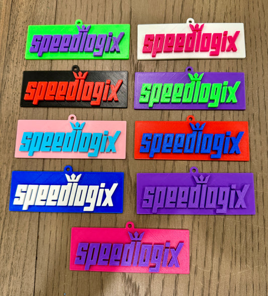 Speedlogix Logo Key Chain / Bag Tag (20+ Colors)