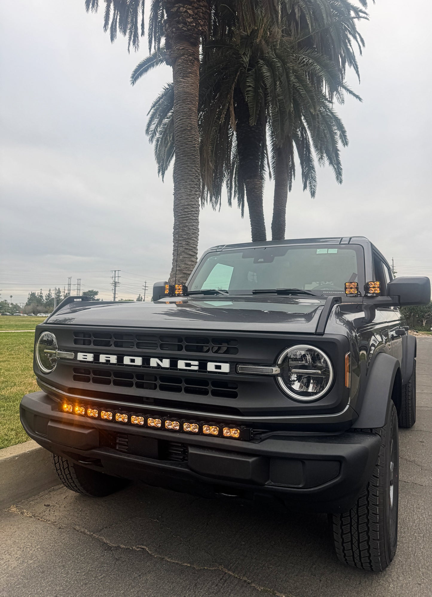 2021+ Ford Bronco Hood Mount/Ditch Lights/Pillars - PRO