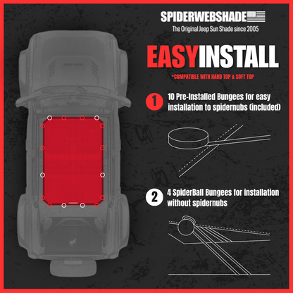 Ford Bronco Sun Shade Solid Color Shade Top (2021–2026)
