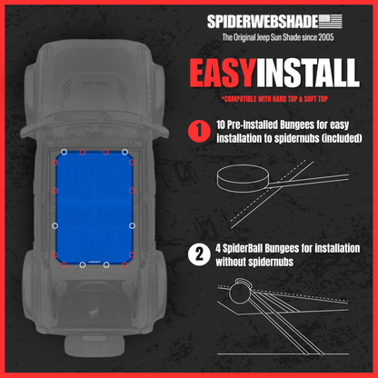 Ford Bronco Sun Shade Solid Color Shade Top (2021–2026)