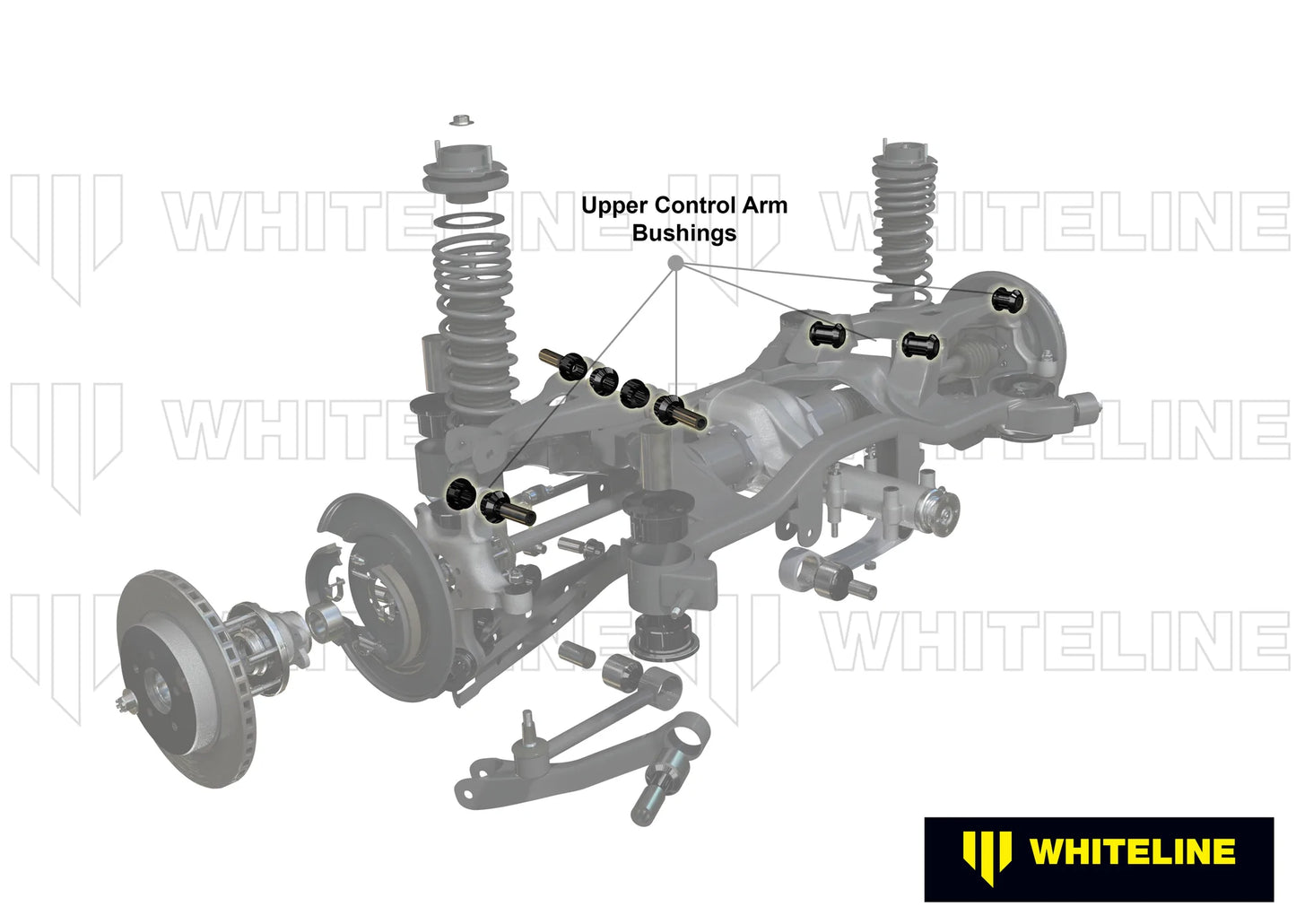 Whiteline Rear Upper Control Arm Bushings 2005-2014 Challenger/Charger