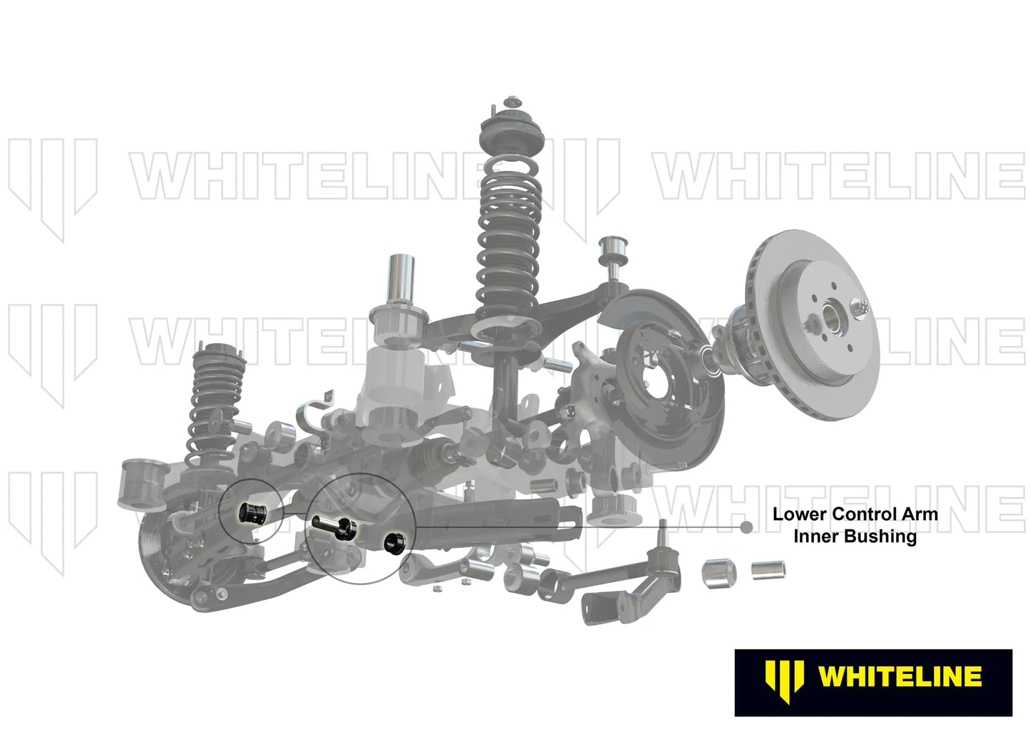 Whiteline Rear Control Arm Lower Inner Bushings 2005-2023 Challenger/Charger