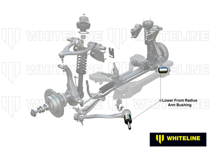 Whiteline Front Radius Arm Lower Bushings 2008-2023 Challenger/Charger