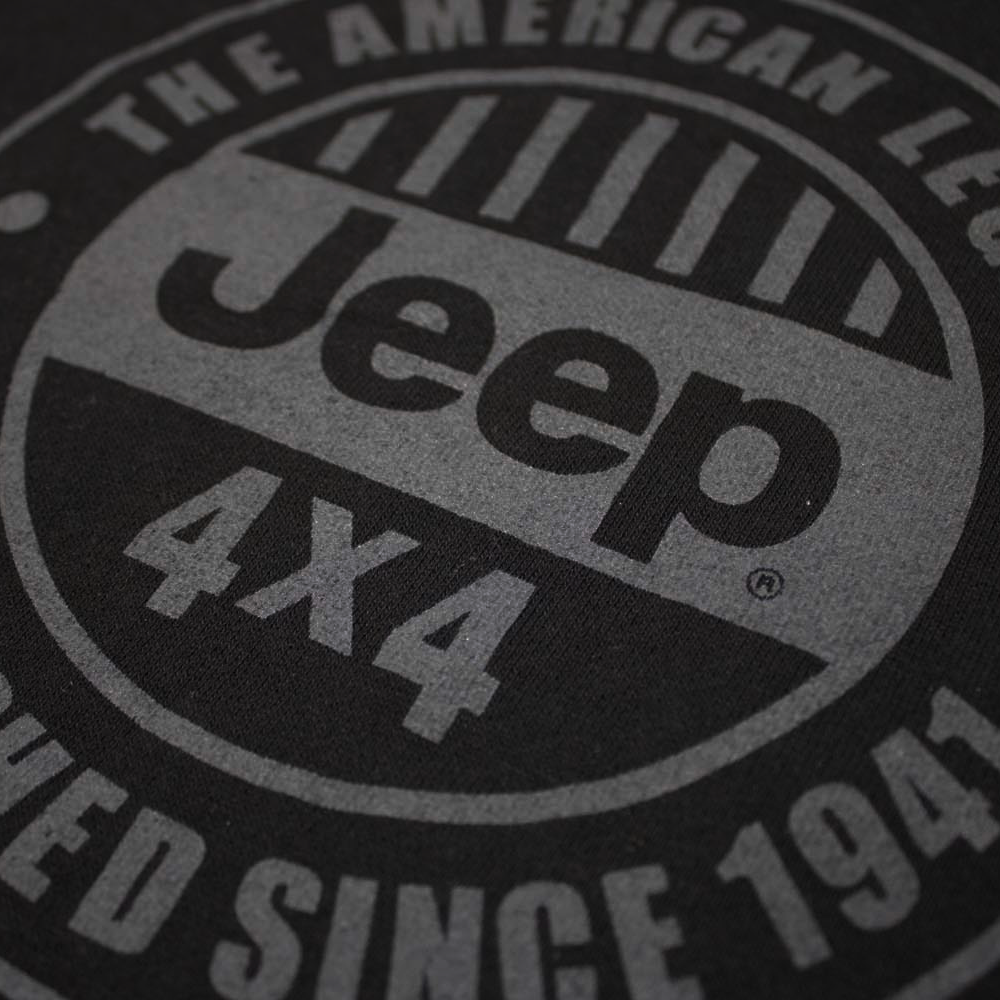 Mens Jeep® American Legend French Terry Hoodie - Black
