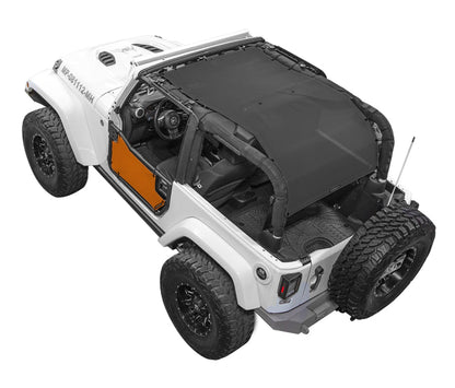Jeep Wrangler JK 2-Door Sun Shade Solid Color Shade Top (2007–2017)