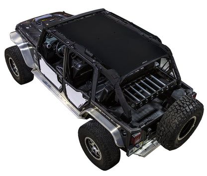 Jeep Wrangler JKU 4-Door Sun Shade Solid Color Shade Top (2007–2017)