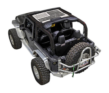 Jeep Wrangler JK 2-Door Sun Shade Stock Printed Shade Top (2007–2017)