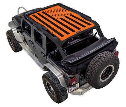 Jeep Wrangler JKU 4-Door Sun Shade Stock Printed Shade Top (2007–2017)