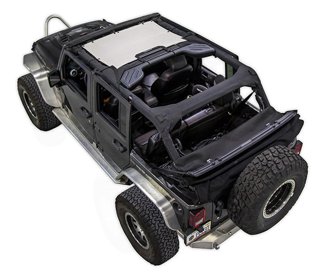 Jeep Wrangler JKU 4-Door Sun Shade Solid Color Shade Top (2007–2017)