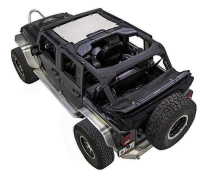 Jeep Wrangler JKU 4-Door Sun Shade Solid Color Shade Top (2007–2017)