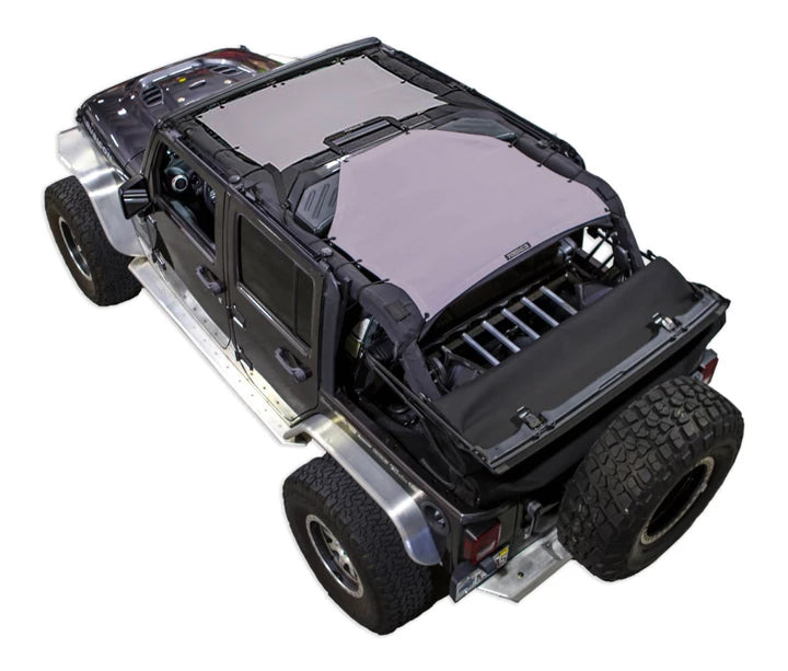 Jeep Wrangler JKU 4-Door Sun Shade Solid Color Shade Top (2007–2017)