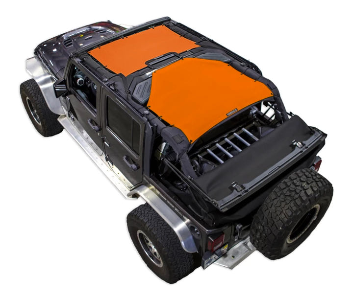 Jeep Wrangler JKU 4-Door Sun Shade Solid Color Shade Top (2007–2017)