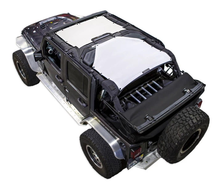 Jeep Wrangler JKU 4-Door Sun Shade Solid Color Shade Top (2007–2017)