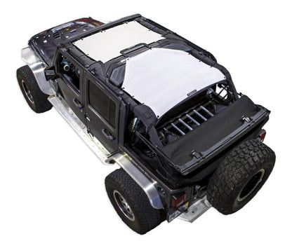 Jeep Wrangler JKU 4-Door Sun Shade Solid Color Shade Top (2007–2017)