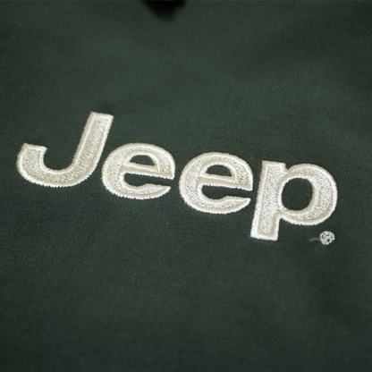 Mens Jeep® Hooded Softshell Jacket - Mineral Green