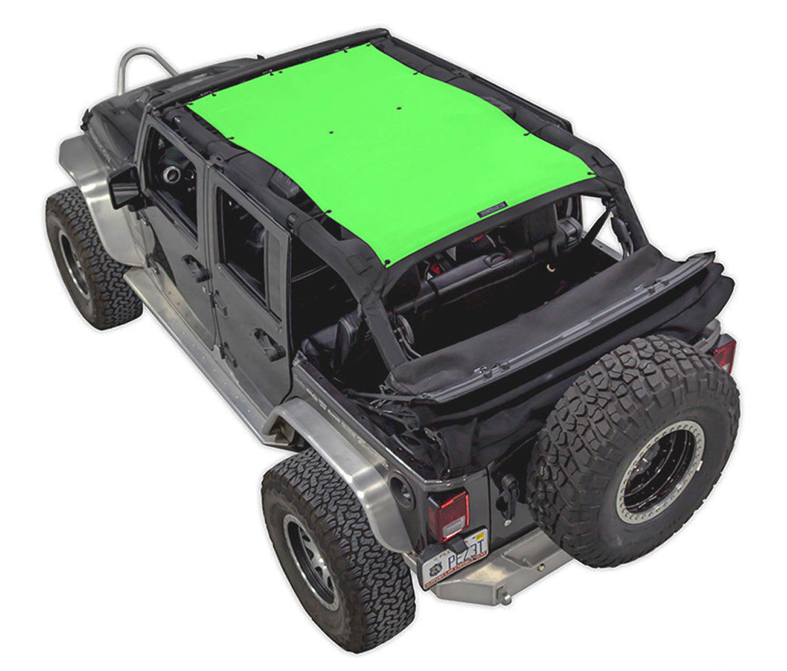 Jeep Wrangler JKU 4-Door Sun Shade Solid Color Shade Top (2007–2017)
