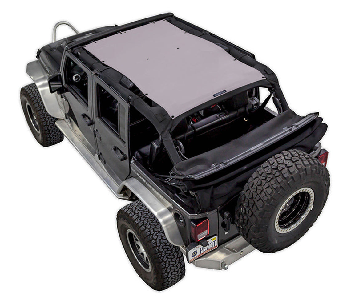 Jeep Wrangler JKU 4-Door Sun Shade Solid Color Shade Top (2007–2017)