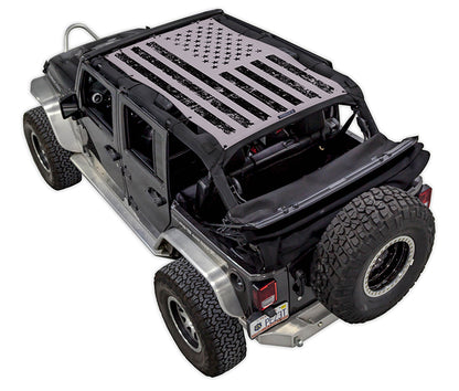 Jeep Wrangler JKU 4-Door Sun Shade Stock Printed Shade Top (2007–2017)