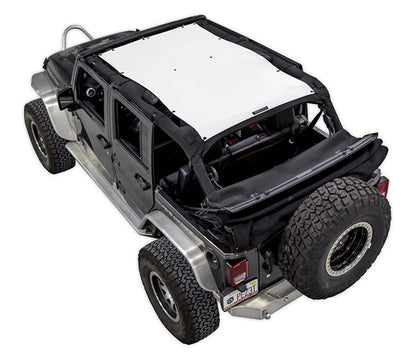 Jeep Wrangler JKU 4-Door Sun Shade Solid Color Shade Top (2007–2017)